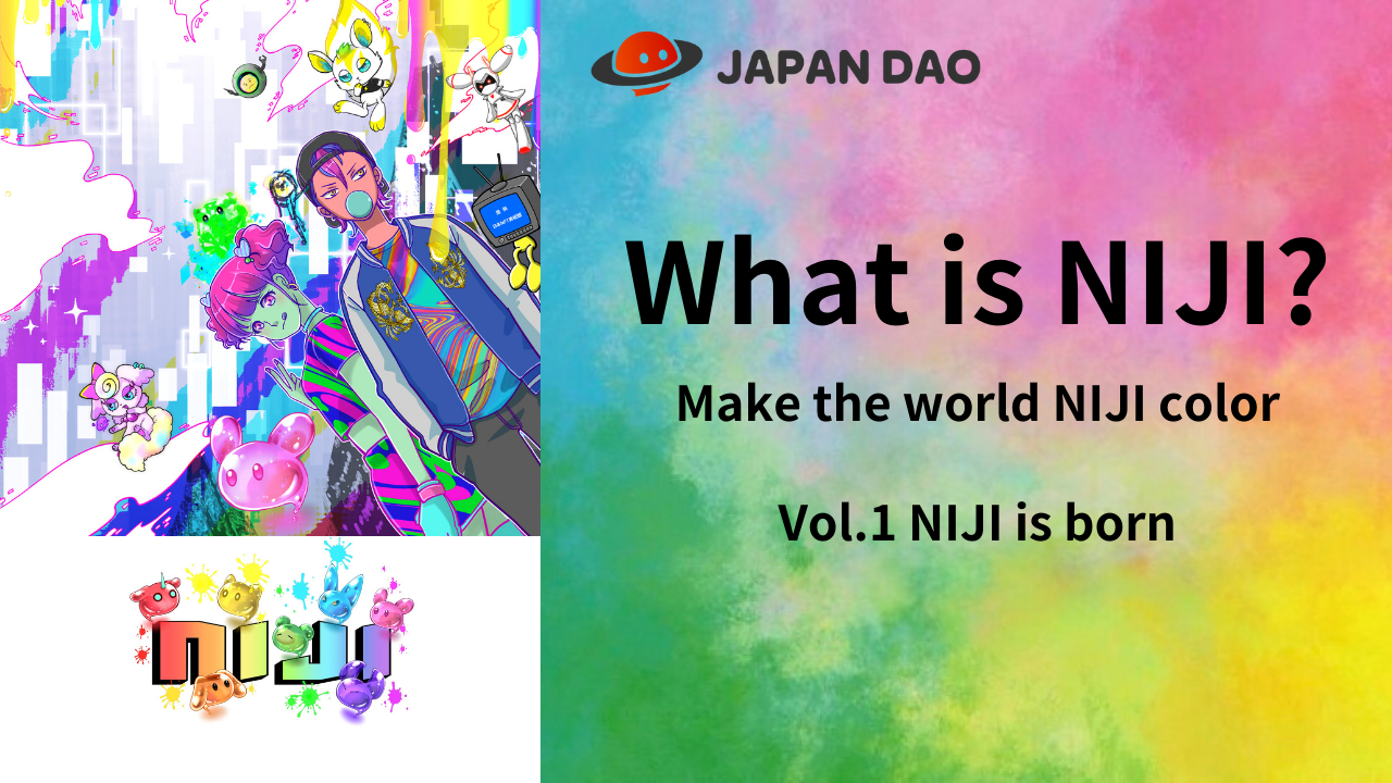 What is NIJI?Vol.1 NIJI is born